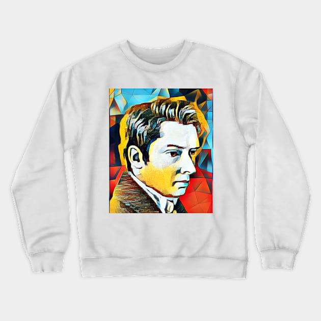 William Hazlitt Abstract Portrait | William Hazlitt Artwork 2 Crewneck Sweatshirt by JustLit